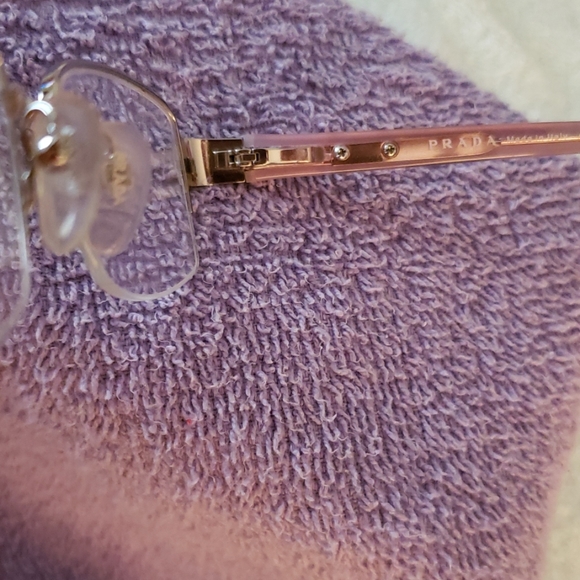 100% authentic Prada eyeglassframes only. Has a prescription in them now. - Picture 7 of 9